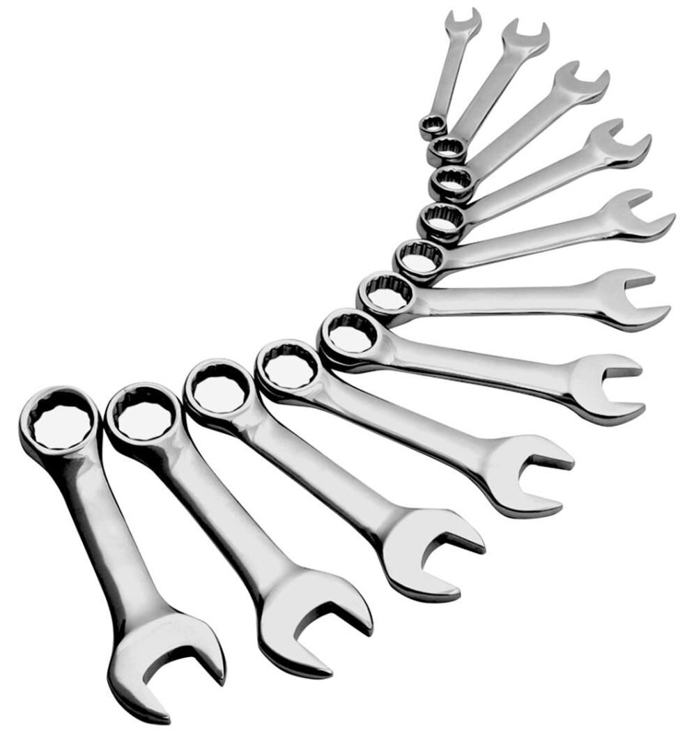 11 pc. SAE Stubby Combo Wrench Set 9930