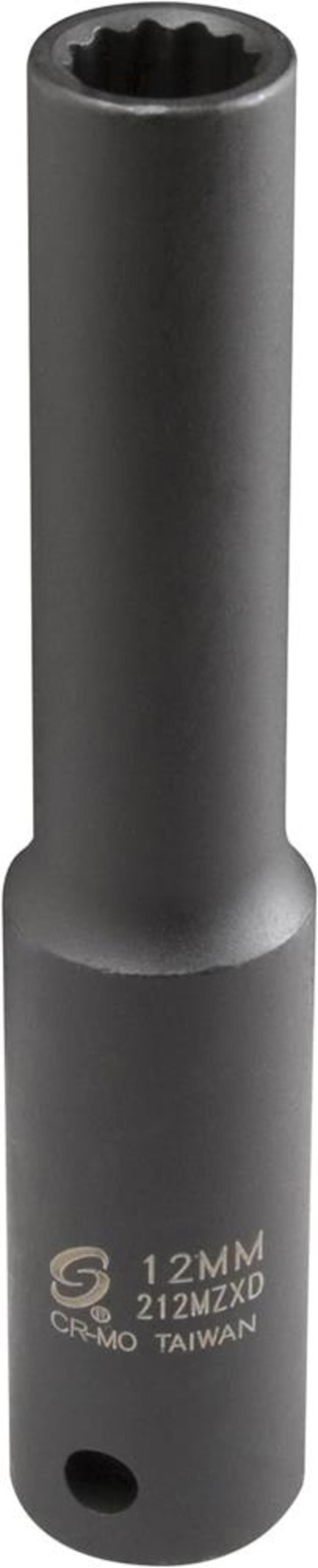 1/2 Inch Drive 12mm 12pt Extra Deep Impact Socket 212MZXD