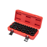 1/2 Inch Drive 26-Piece Metric Impact Socket Set 2645