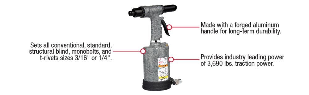 1/4 In. Heavy Duty Rivet Gun SX1819T