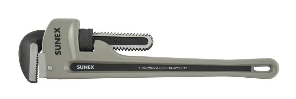 18 In. Aluminum Super Heavy Duty Pipe Wrench Phosphates Jaws 3818A