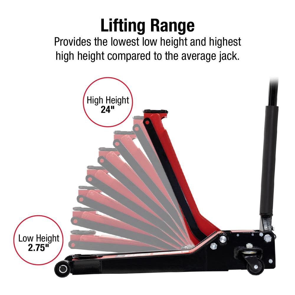 2 Ton Low Rider Service Jack 6602LP