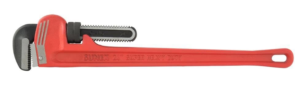 24 In. Aluminum Super Heavy Duty Pipe Wrench Phosphates Jaws 3824A