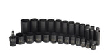 25 piece 3/8 In. Dr. SAE Master Impact Socket Set 3325