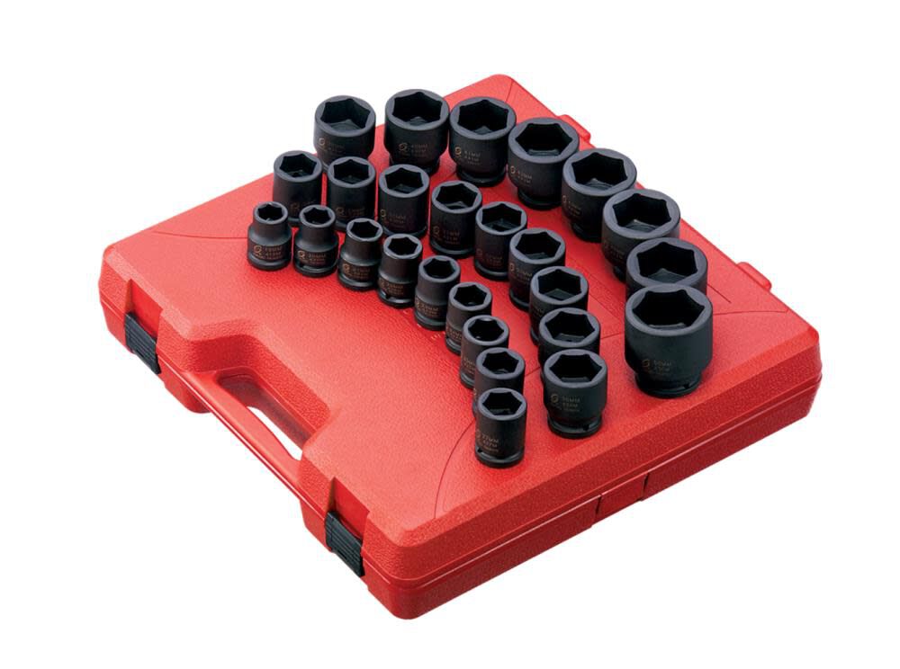 26 pc. 3/4 In. Drive Metric Impact Socket Set 4692