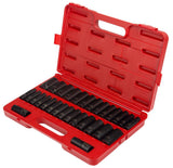 29 pc. 1/2 In. Dr. SAE & Metric Double Deep Impact Socket Set 5153DD