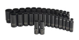 29 pc. 1/2 In. Dr. SAE & Metric Double Deep Impact Socket Set 5153DD