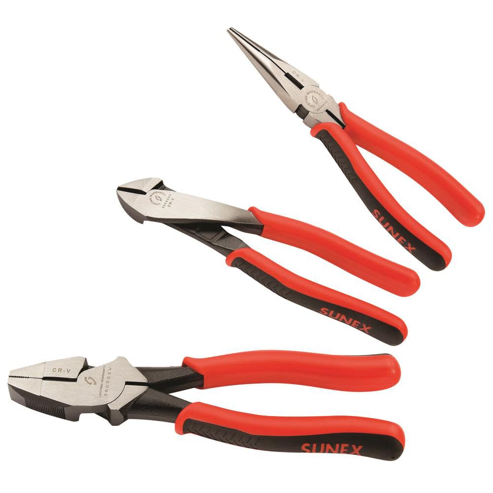 3 Pc High Leverage Pliers Set 3605V