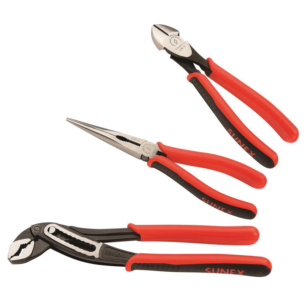 3 Pc Multi Purpose Pliers Set 3606V