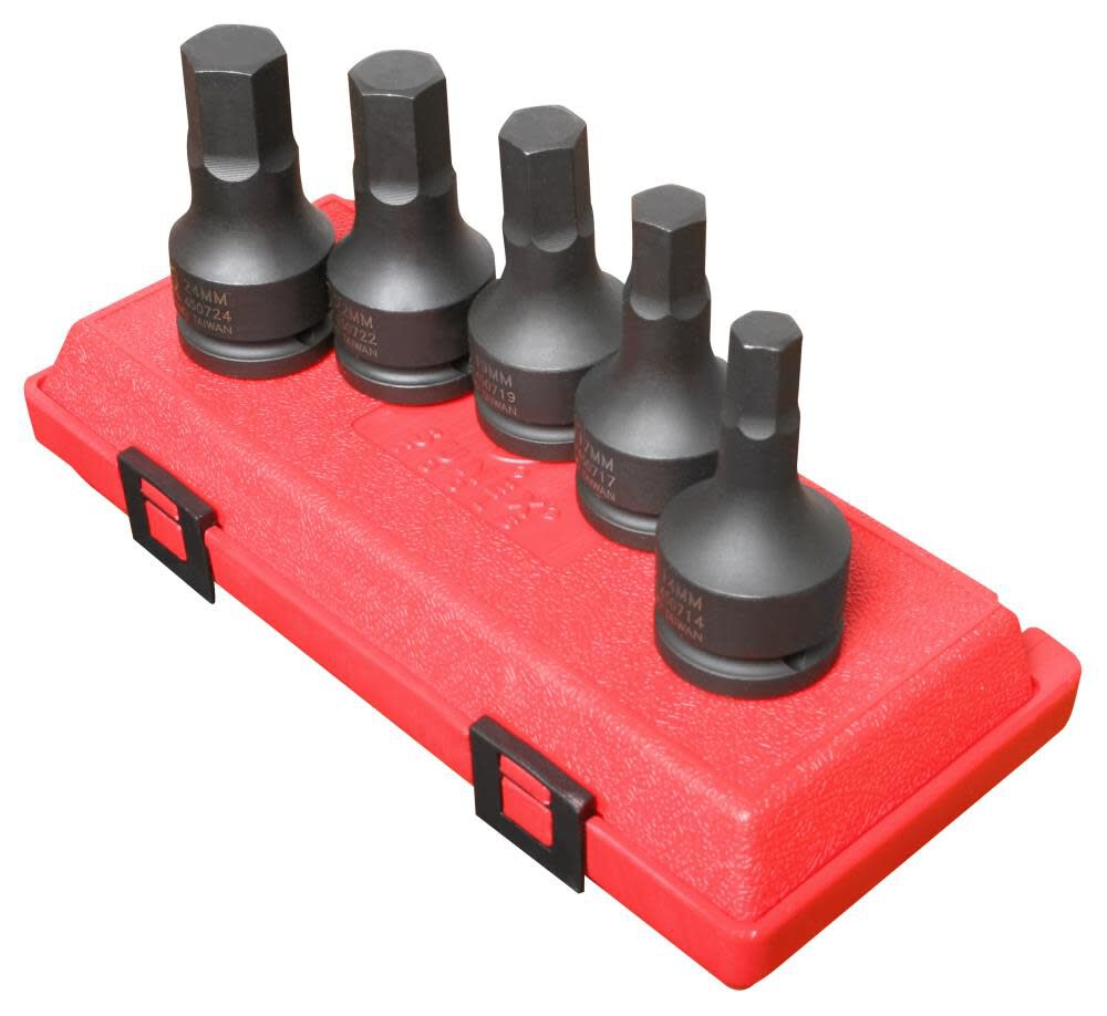 3/4 In. Drive Metric Hex Impact Socket Set 5 pc. 4507