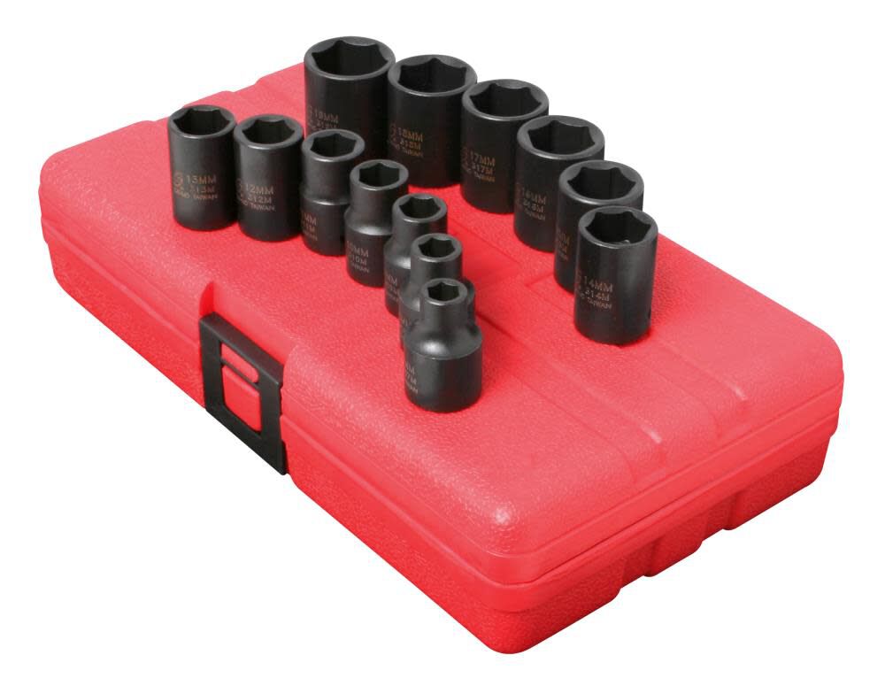 3/8 In. Drive Metric Impact Socket Set 13 pc. 3358