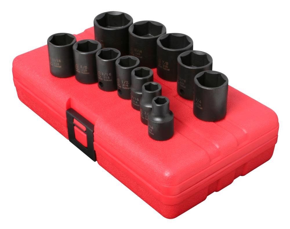 3/8 In. Drive SAE Impact Socket Set 12 pc. 3360