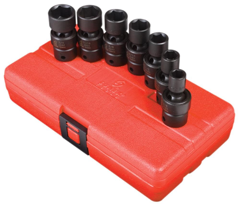 3/8 In. Drive SAE Universal Impact Socket Set 3654