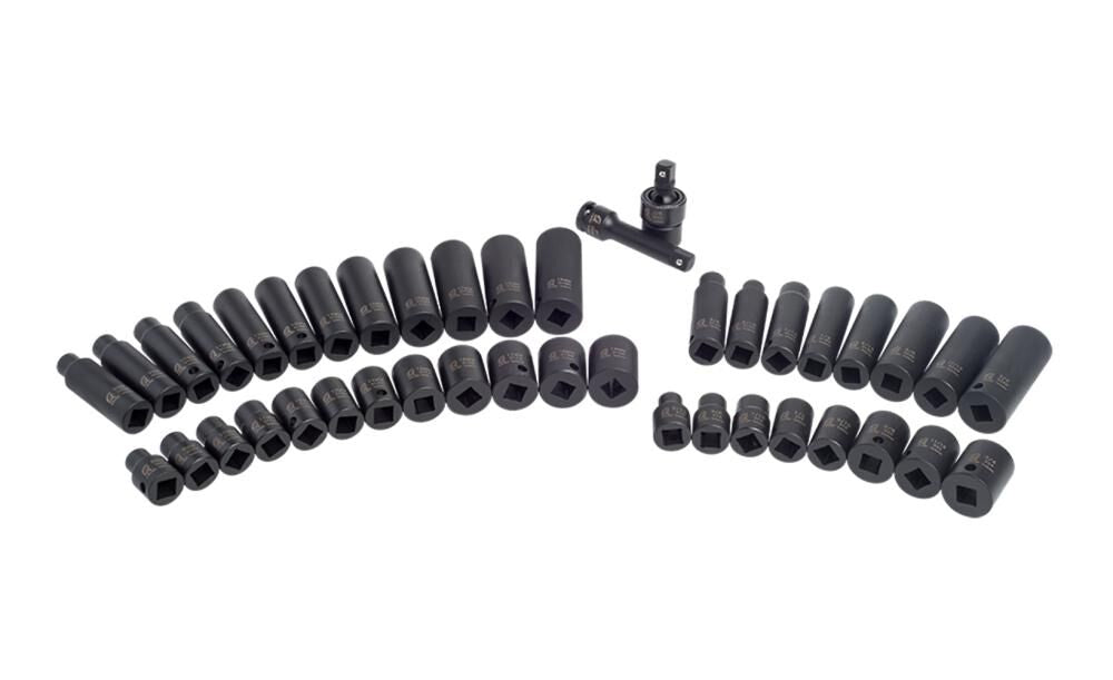 3/8 Inch Drive 42-Piece Master Impact Socket Set 3342