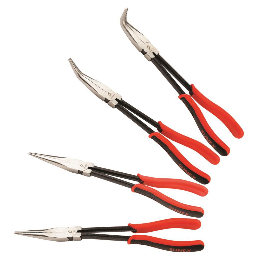 4 Pc 11 In. Long Reach Pliers Set 3600V