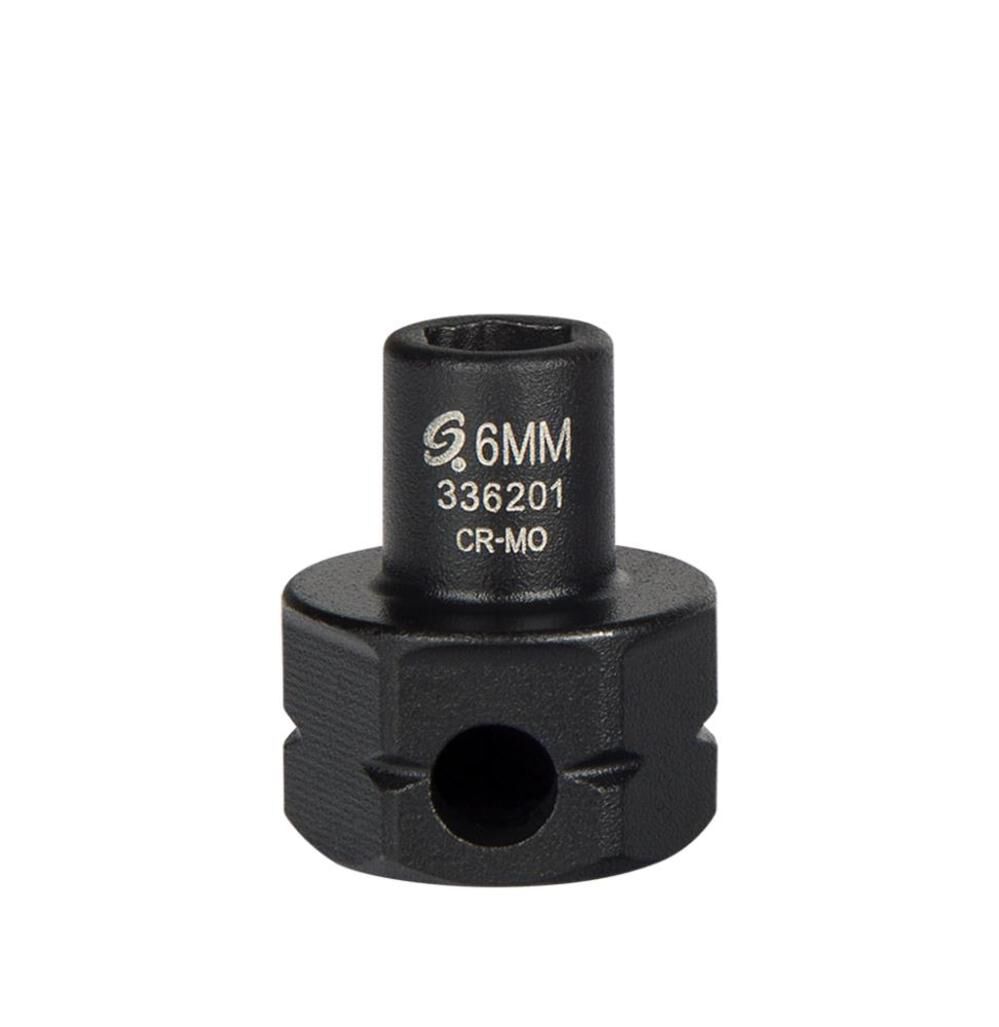 6 mm 3/8 In. Drive 6 Pt Low Profile Impact Socket Hex Shank 336201