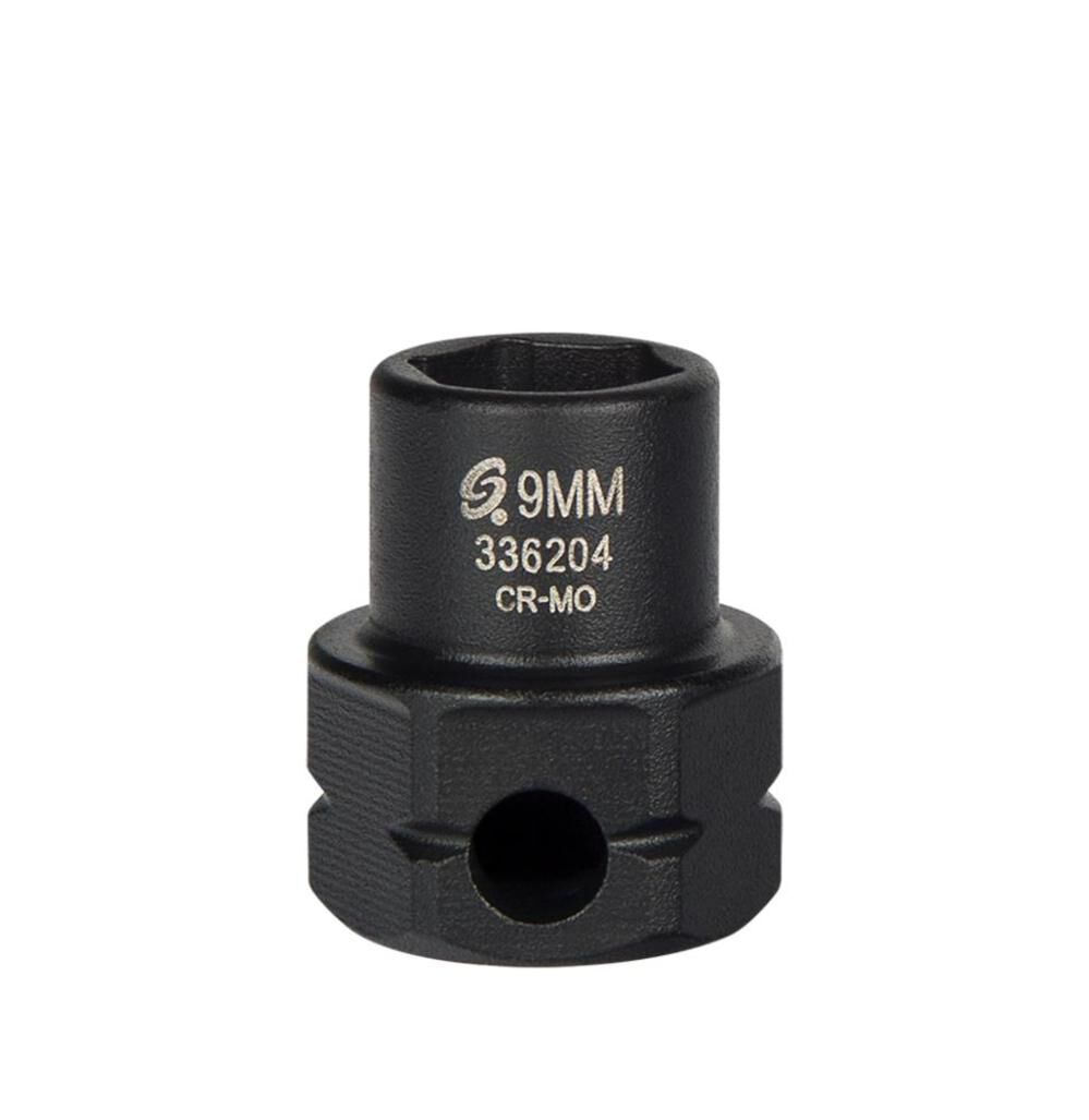 9 mm 3/8 In. Drive 6 Pt Low Profile Impact Socket Hex Shank 336204