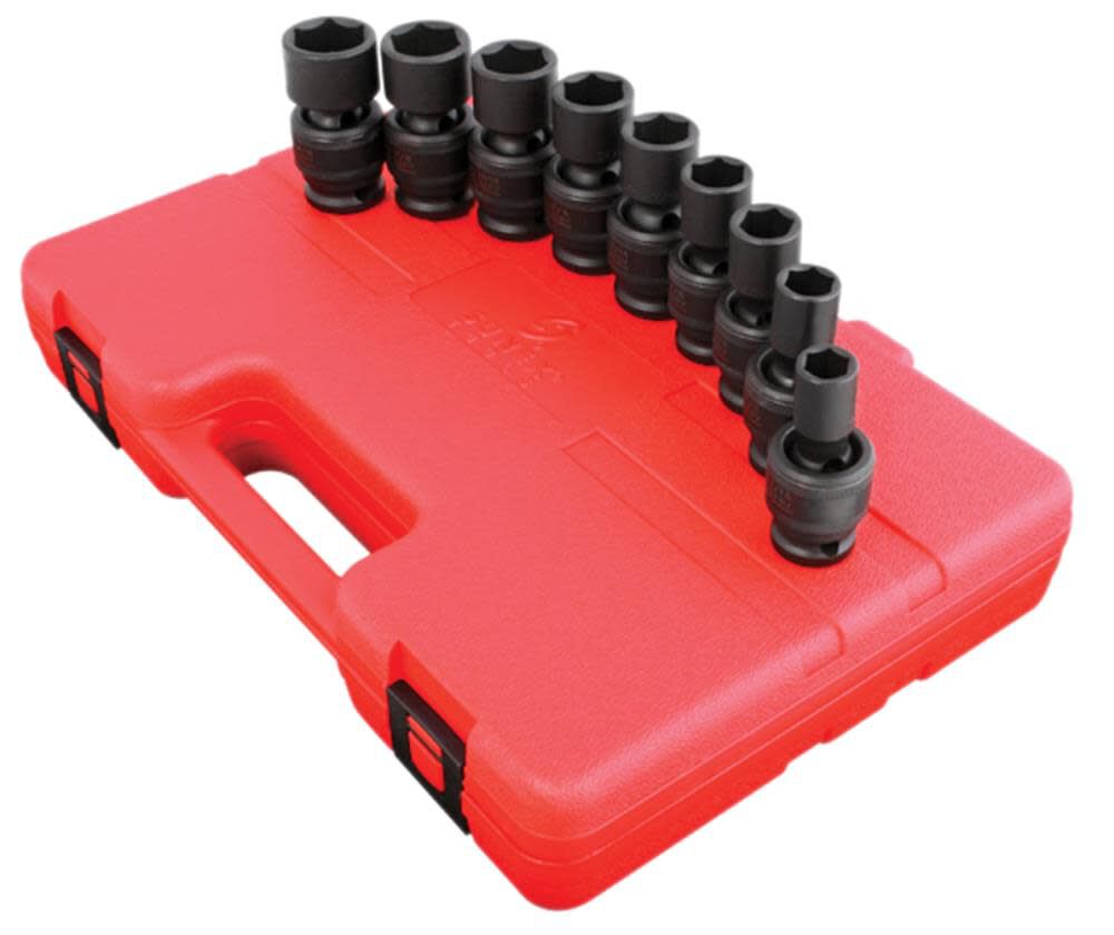 9 pc. 1/2 In. Drive SAE Universal Impact Socket Set 2657