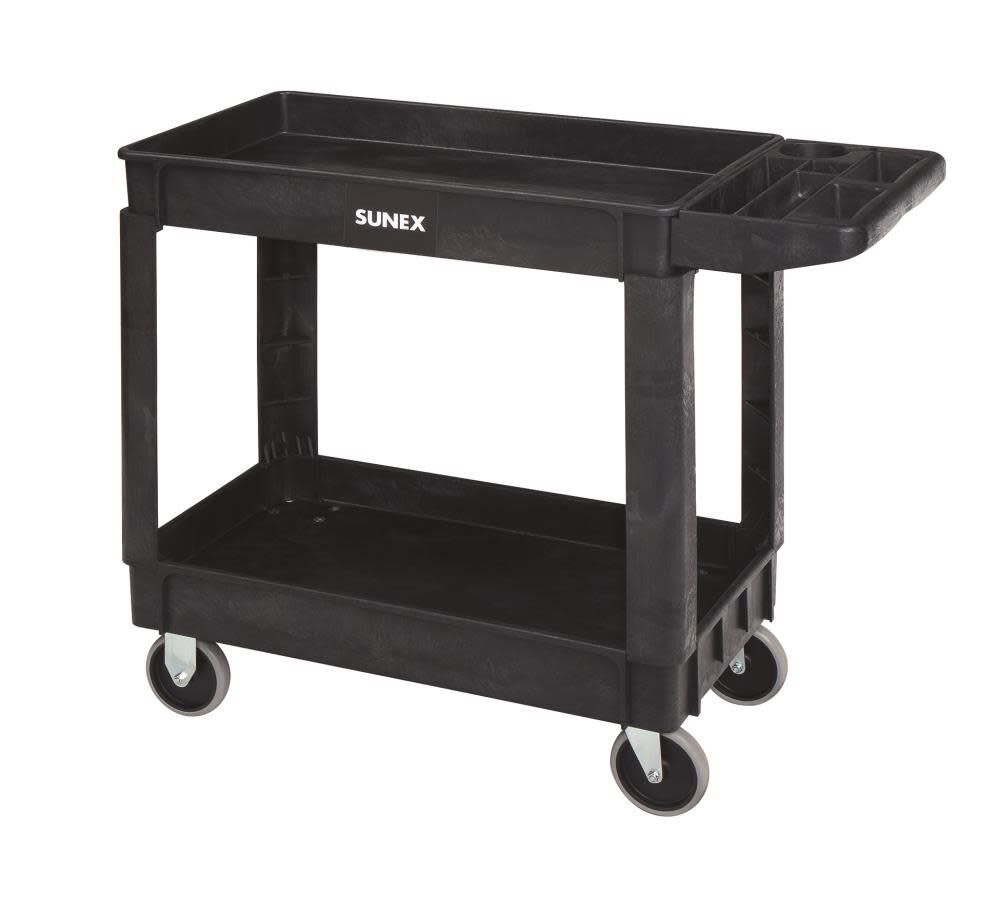 Compact Heavy Duty Utility Cart Black 8034