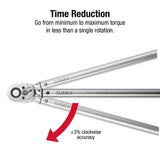 Indexing Torque Wrench 1/2in Drive 21160