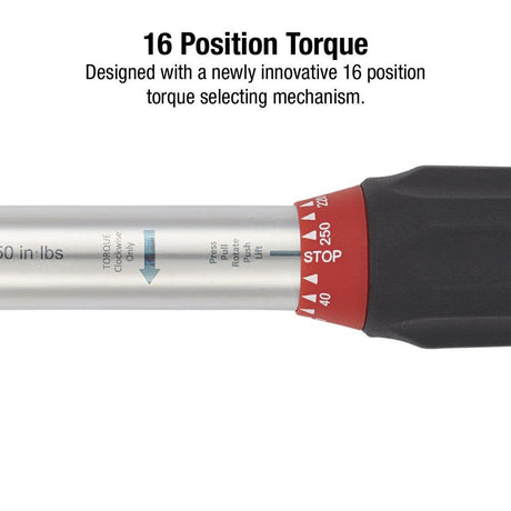 Indexing Torque Wrench 1/4in Drive 10250