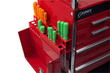 Professional 5 Drawer Service Cart with Locking Top Red 8045