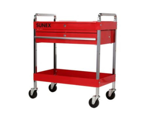 Service Cart with Locking Top and Locking Drawer 8013A