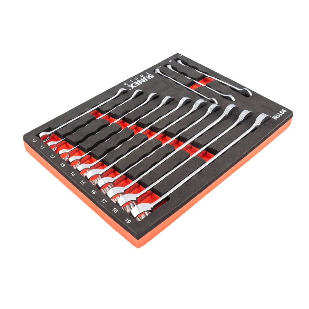 V-Groove Metric Wrench Set in EVA Foam 13pc 9911M