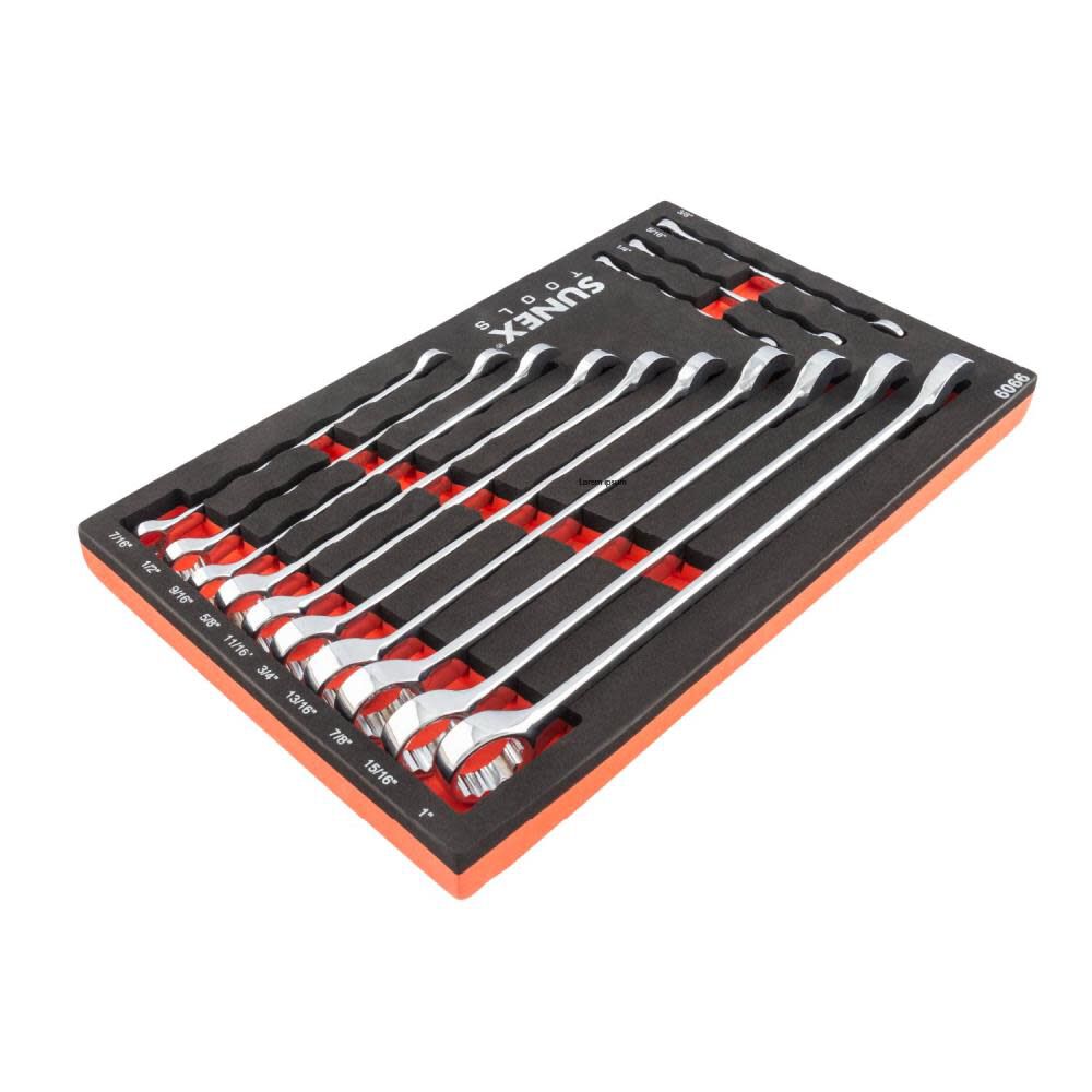 V-Groove SAE Wrench Set in EVA Foam 13pc 9909