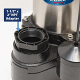 1/2 HP Stainless Steel and Cast Iron Sump Pump with Vertical Switch 92571