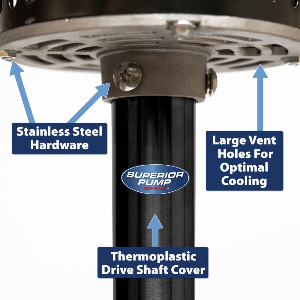 1/3 HP Thermoplastic Pedestal Pump 92333