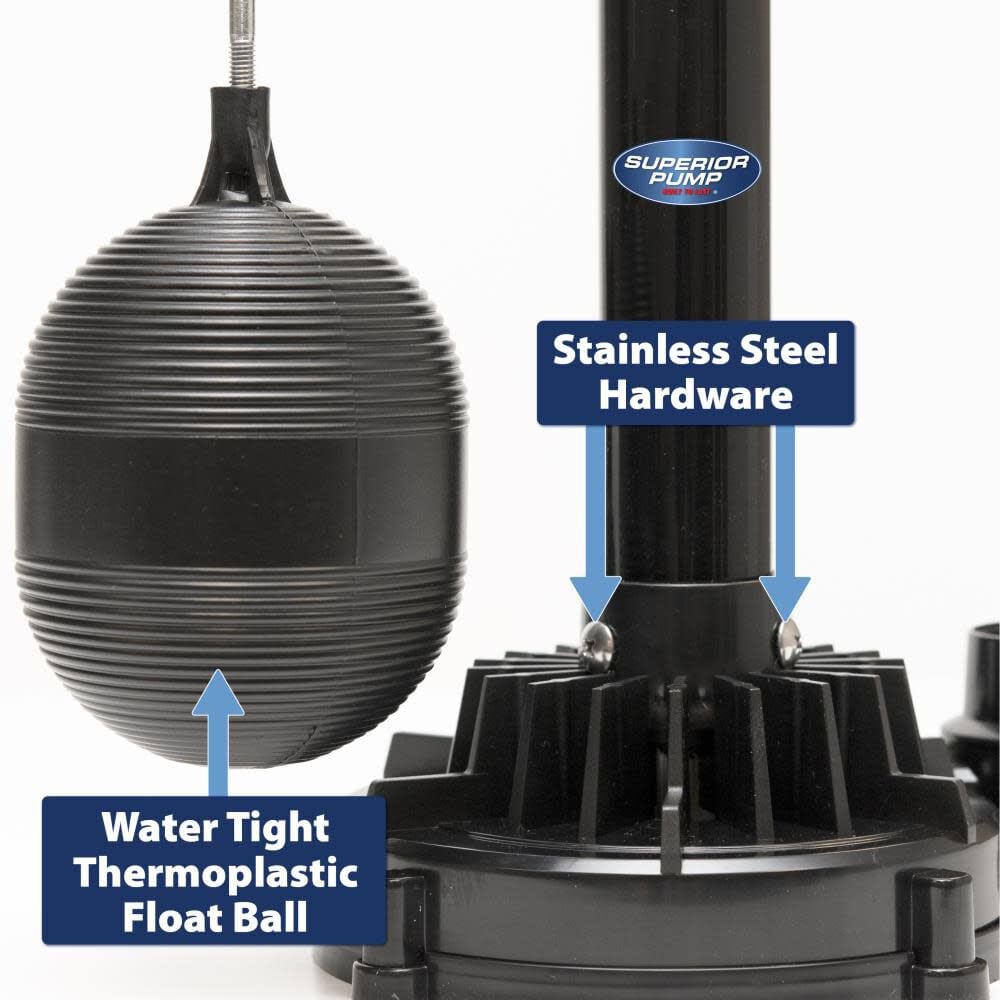 1/3 HP Thermoplastic Pedestal Pump 92333