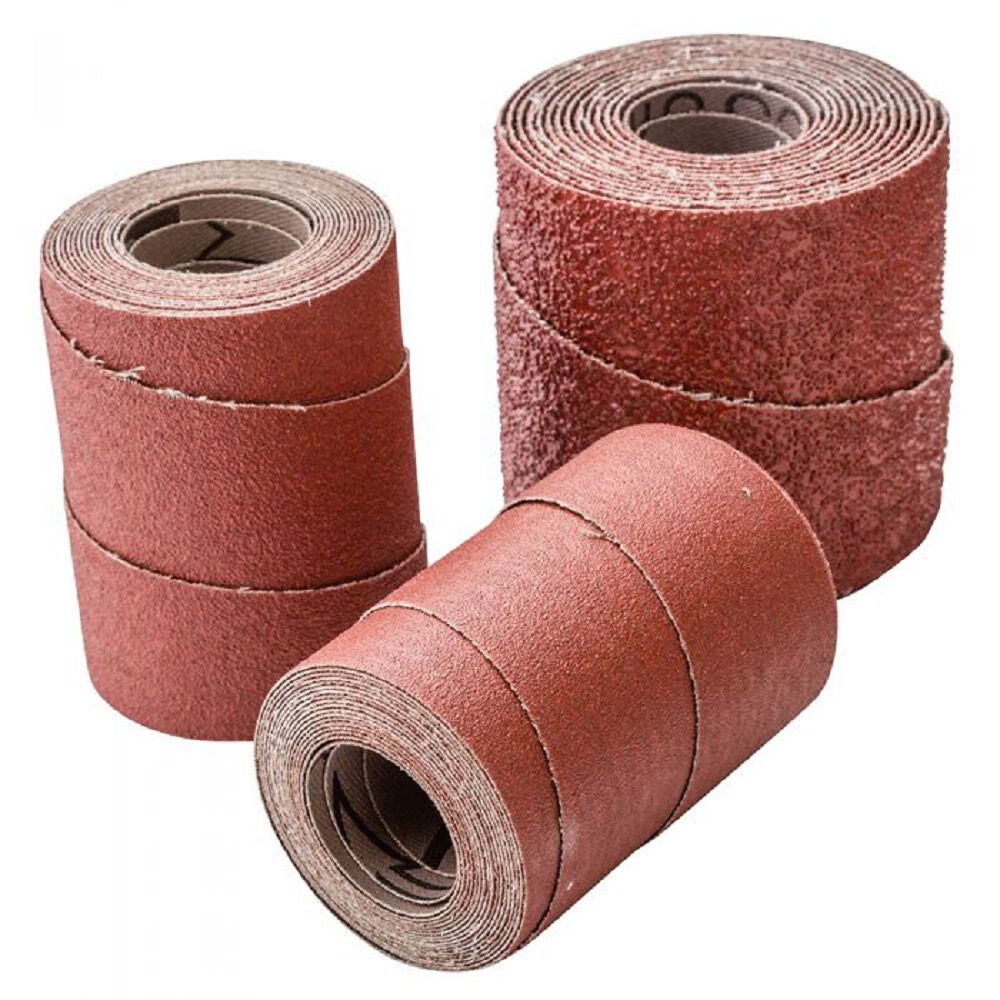 Mixed Grit Three Pre-Cut Abrasive Wraps for 25 In. Drum Sander 60-5000