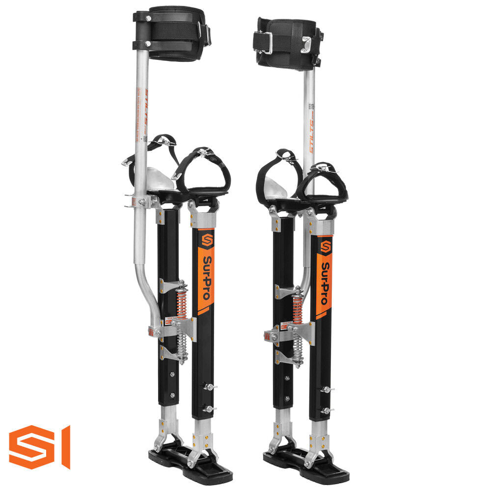 Premium Stilts Single Sided Magnesium Size 16-24in S1-M-1624