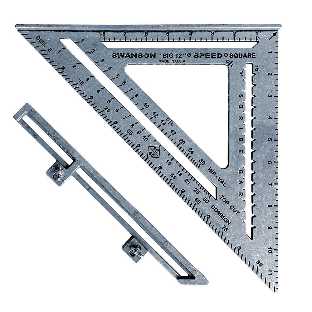 Big 12 Speed Square W/Layout Bar, Blue Book S0107