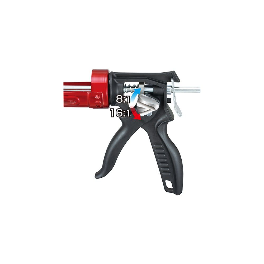 10 Fl Oz Ratio Switchable High Thrust Rotary Caulk Gun CNV-100RS