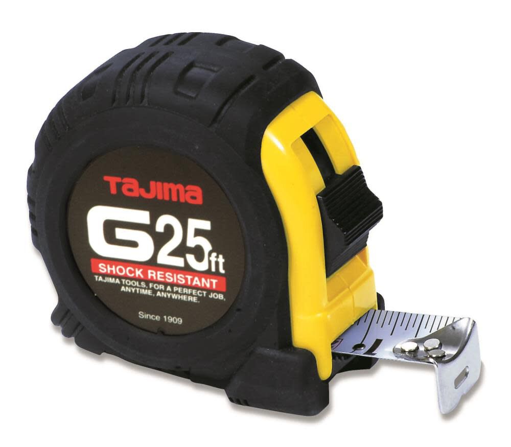 25 Ft. Easy-To-Read Standard Scale Tape Measure G-25BW