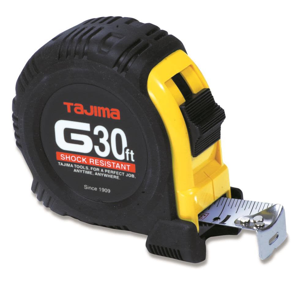 30 Ft. Easy-To-Read Standard Scale Tape Measure G-30BW