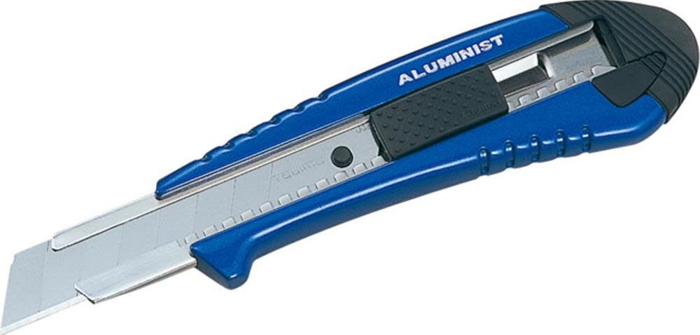 Blue Auto Lock Knife with Three Snap 1in ROCK HARD Blades AC-700B