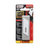 Ceramic Blade for Drywall Chamfer Plane 45 Degree Ceramic Blade 0.7in Wide TMKB-C50