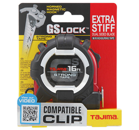 GS LOCK Measuring Tape 16' x 1in GS-MC16BW