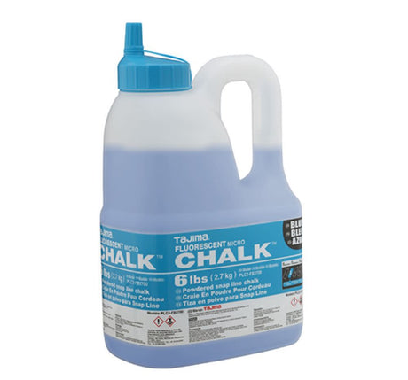 Micro Chalk Powdered Snap Line Chalk Fluorescent Blue 6 lbs PLC2-FB2700