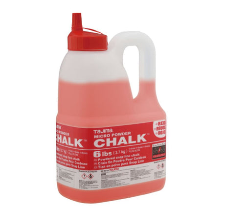 Micro Chalk Powdered Snap Line Chalk Red 6 lbs PLC2-R2700