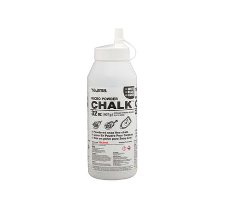 Micro Chalk Powdered Snap Line Chalk White 32oz PLC2-W900