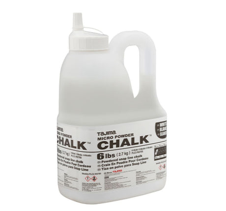 Micro Chalk Powdered Snap Line Chalk White 6 lbs PLC2-W2700