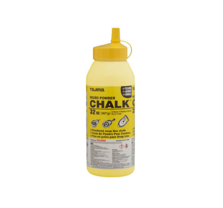 Micro Chalk Powdered Snap Line Chalk Yellow 32oz PLC2-Y900