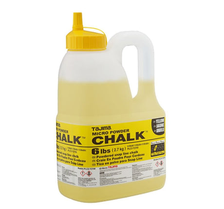 Micro Chalk Powdered Snap Line Chalk Yellow 6 lbs PLC2-Y2700