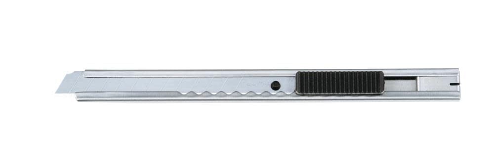 Stainless Steel Slide Lock Box Cutter with Three 3/8in Blades LC-301