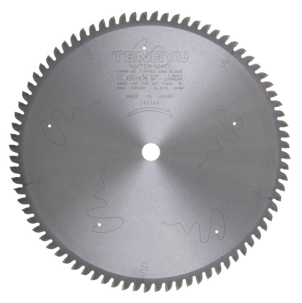 10In x 80T Smooth Cut Miter Saw Blade MP-25580AB