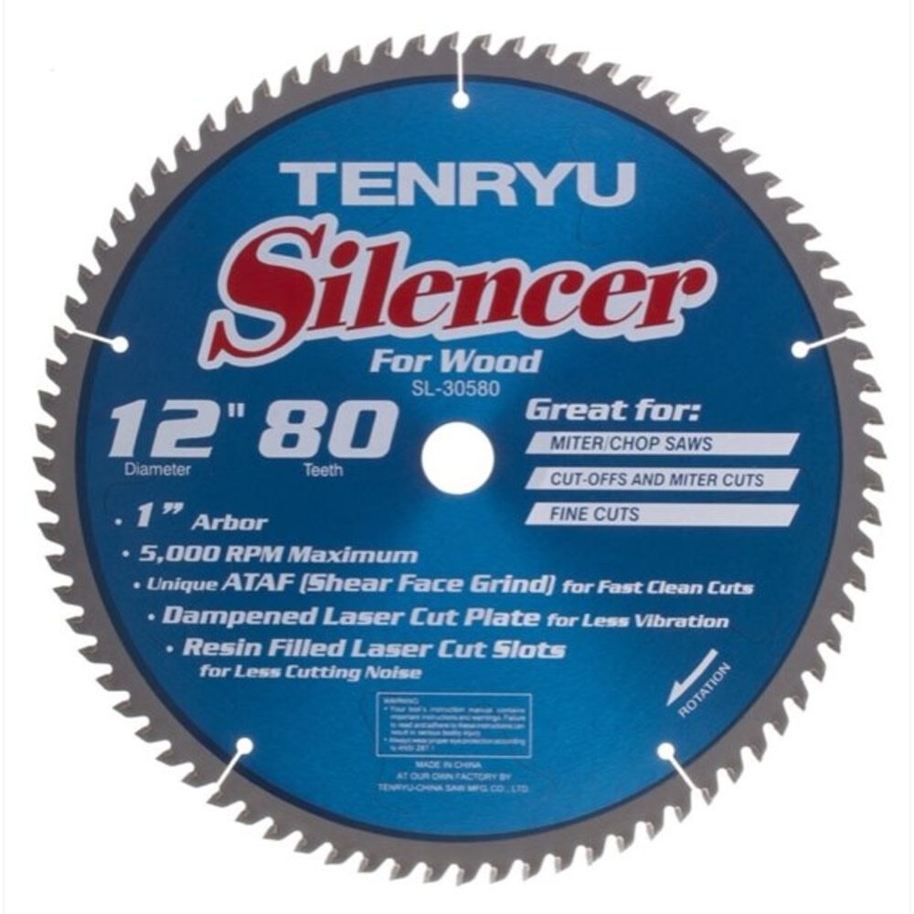 12in X 80T Miter Saw Blade SL-30580